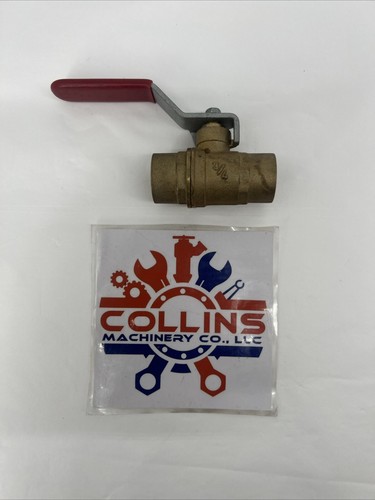 3/4" Brass Ball Valve - Female Sweat Solder Connector,  1 Pack 400 WOG Italy