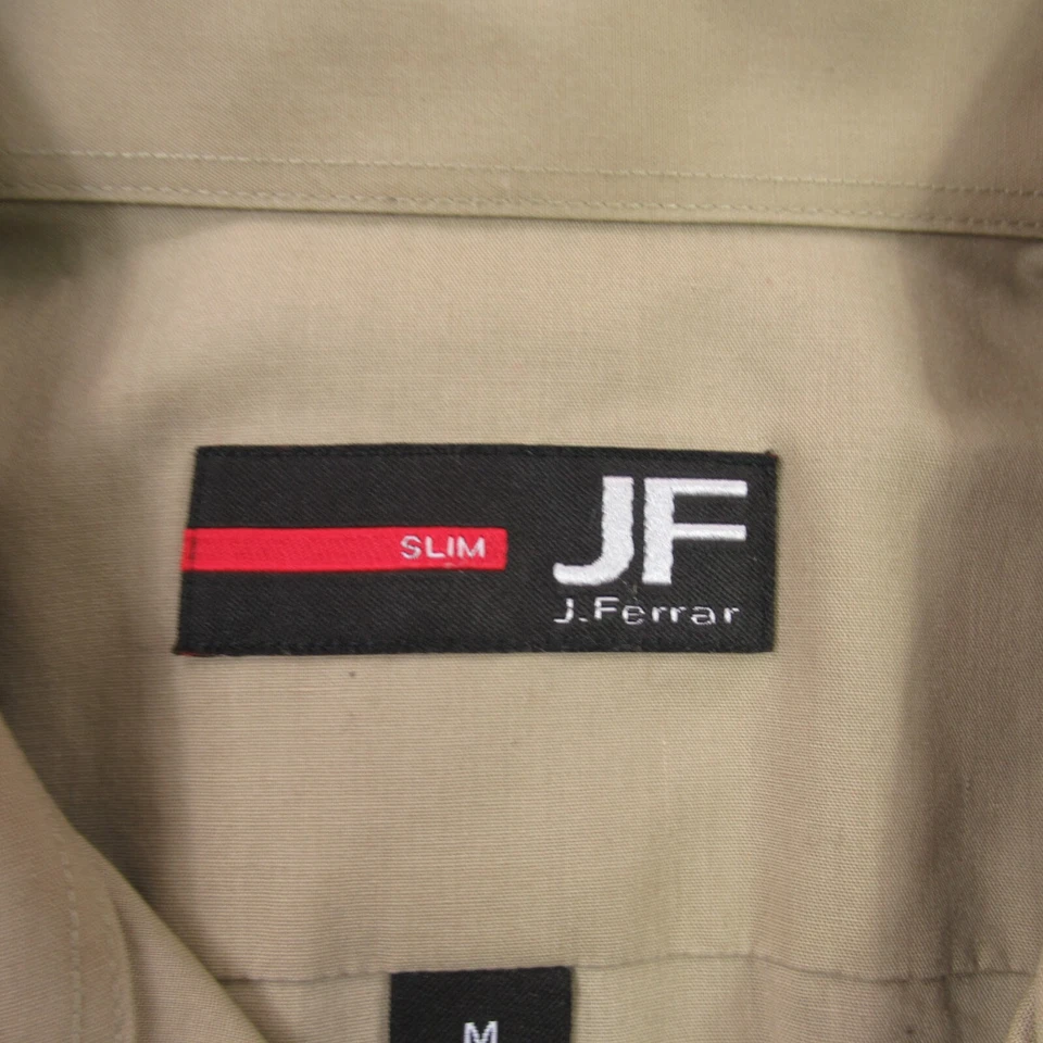 Camisa J Ferrar Para Hombre Manga Larga Mediana Abotonada Informal Calce Ajustado 15-15.5 Foto 4 de 4