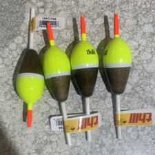 4 Pieces Thill UAC-798 America  s Classic 1 1/8  Tube Slip Premium Balsa Float