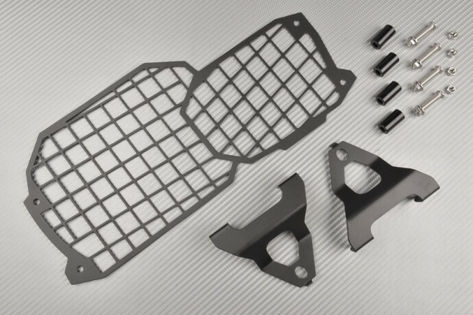 Grille de phare BMW F700GS 2017 cache de protection premium en aluminium anodisé