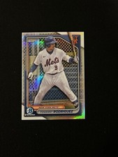Yovanny Rodriguez 2024 Bowman Draft Chrome Refractor BDC-175 Mets