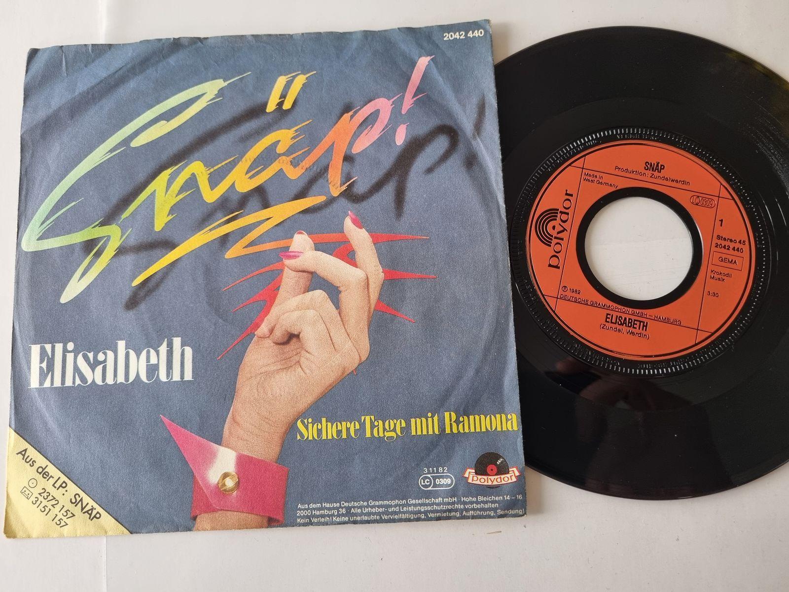 7"" Single Snäp - Elisabeth Vinyl Germany