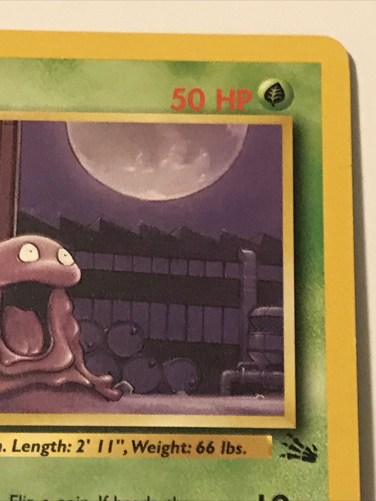 Pokemon Portuguese 1st Edition 48/62 Grimer Fossil