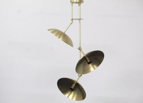 Elegant Brass Chandelier For Dining Room or Living Room Handcrafted