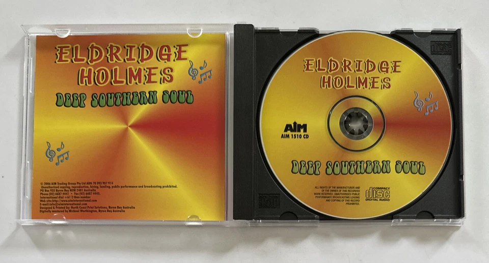 Eldridge Holmes - Deep Southern Soul  Cd Album Rhythm N Blues NM / M Condition - Image 3 of 4