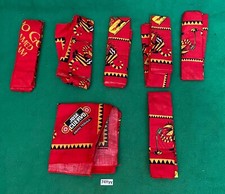 Lot of 7 Vintage Jose Cuervo Primo Tequila Bandana Handkerchief.