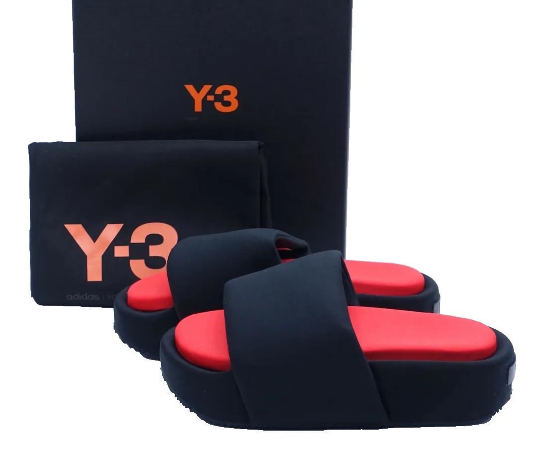 adidas Y-3 Slide Yohji Yamamoto Comfy Lette Wedge Flip Flop adidas Y-3 Slide Yohji Yamamoto Comfy Lette Wedge Flip Flop