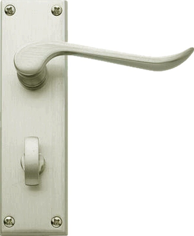 Howdens Bertelli Chrissi Door Handle Sets Brushed Satin Nickel