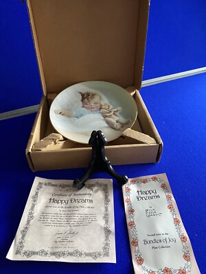 Happy Dreams - Konvolut Joy Plate Hamilton Collection 23k Goldband limitiert