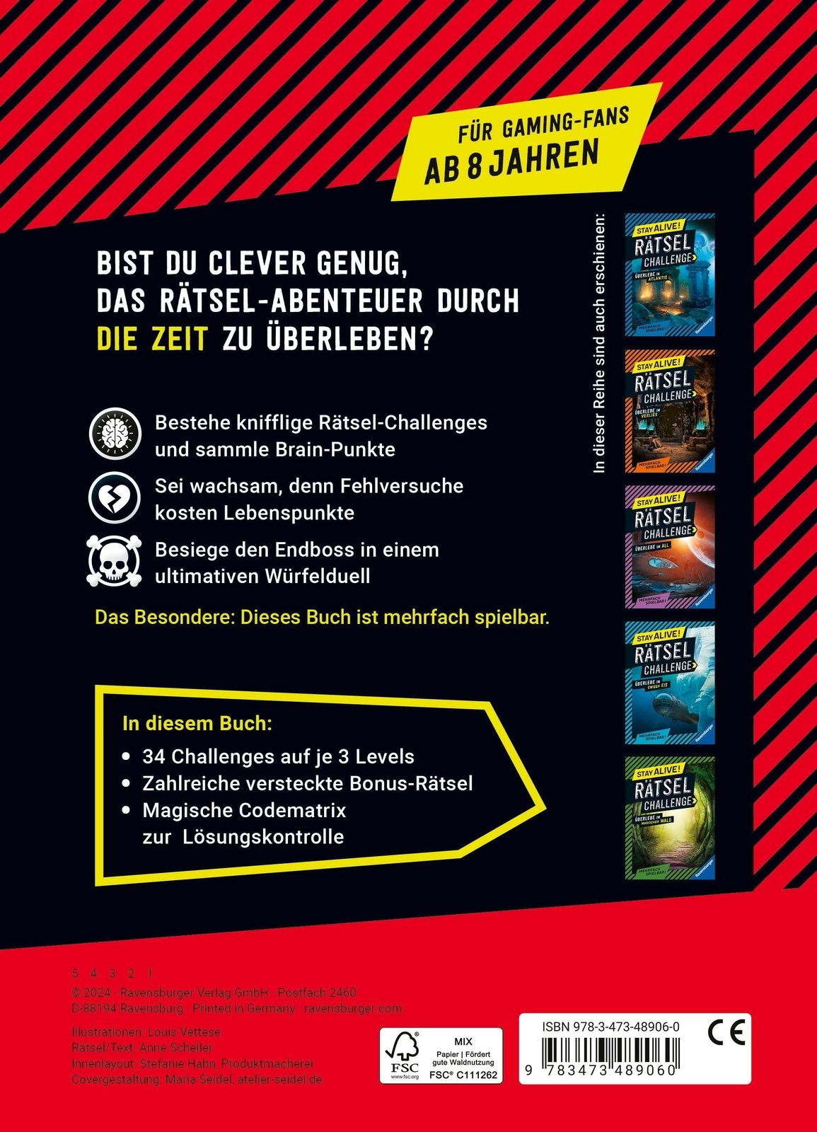 Thumbnail - Anne Scheller | Ravensburger Stay Alive Rätsel-challenge - Überlebe