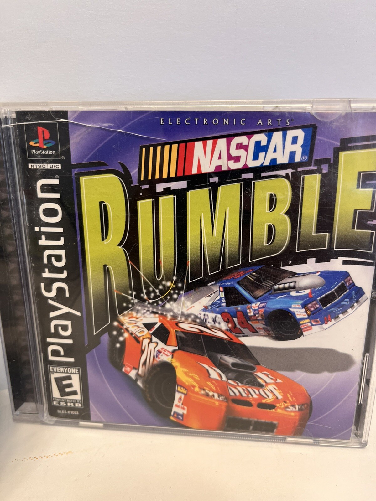 NASCAR Rumble (Sony PlayStation 1, 2000) PS1 Black Label EA Sports CIB ...