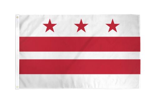 3x5 Ft Polyester District of Columbia D.C. Capital State Flag - Washington DC - Picture 1 of 2