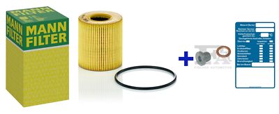 MANN Ölfilter + Ölablassschraube für FORD MONDEO IV S-MAX VOLVO V70 III