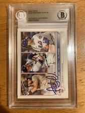 2022 Topps Base Card Home Run Leaders Fernando Tatis autographed (great auto)🔥