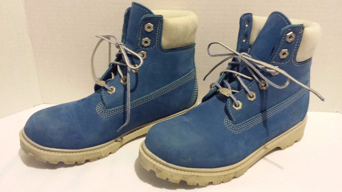 Timberland blue cheap suede boots