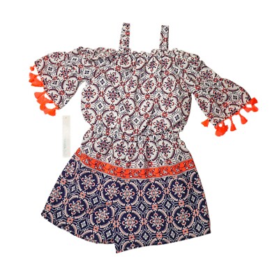 Takara Shorts Dress Flower Pattern - Skort Style - Kids Apparel Small Girls 5