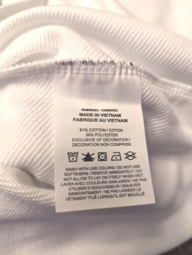 Top fitness in pile Nike Dri-FIT da uomo a maniche lunghe (DQ6622-121) bianco taglia 2XL nuovo con etichette! - Foto 12 di 13