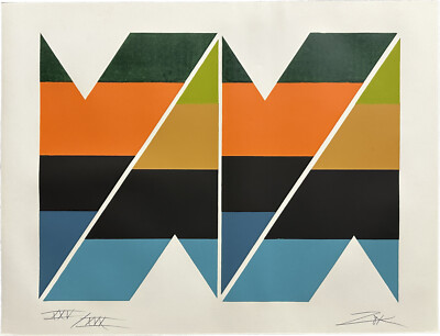 Larry Zox Scissors Jack I Signed Limited Edition Hand Pulled Silkscreen