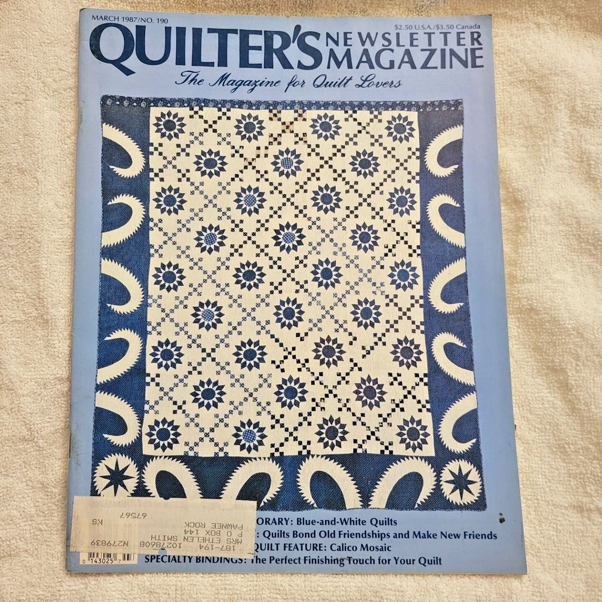 Vintage Quilters Newsletter Magazine | eBay