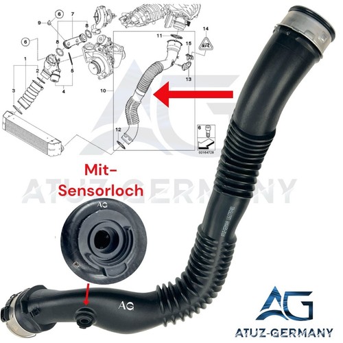 Original AG Turboschlauch für BMW 1er E81 E82 E87 (116/118/120/123d) 11617797481 - Bild 5 von 5