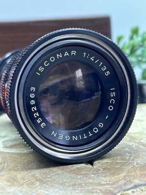 Isco-Göttingen Isconar 135mm 1:4 Lens Exakta Mount nice well made lens | UK
