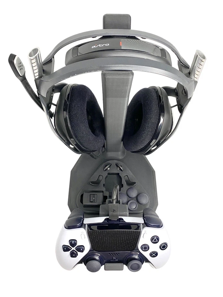 Stand For PlayStation 5 Dual Sense Edge Controller & Headphone PS5 Desk Dock - Image 4 of 4