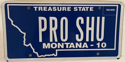 Vanity PRO SHU SHOE PIONEERS license plate Sneaker Shuffle Card Oyster Shucker