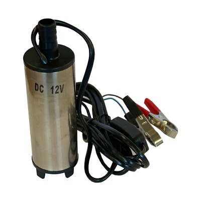 12V/24V ÖL KRAFTSTOFF UMFÜLLPUMPE DREHZAHL 8500r/min 50mm EDELSTAHLGEHÄUSE (801A)