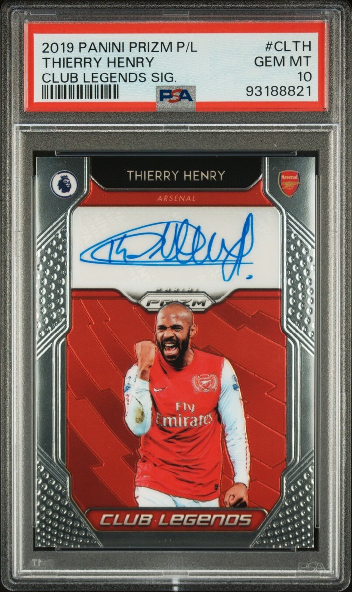 2019-20 Panini Prizm Premier League - Club Legends Signatures