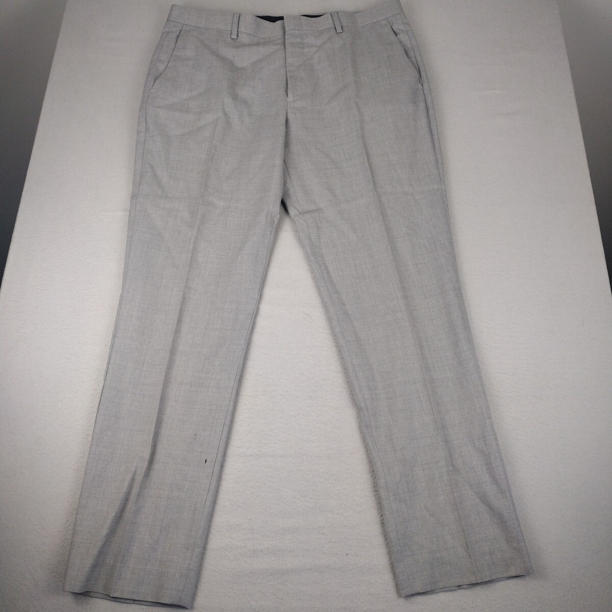 j crew dress slacks Pants Mens 35x30 Gray Ludlow Wool Blend Pleated Trouser Casual pants Back Style:Full Coverage Majestic Plus Size Ballgown 5% ELASTANE