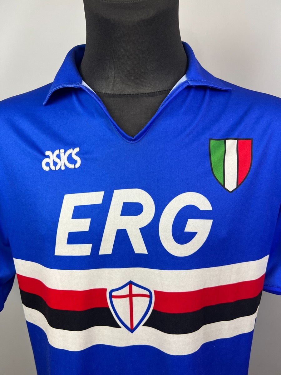 Football uniform/サンプドリア FC Sampdoria 1990 1991 Away Football Jersey Football Shirt