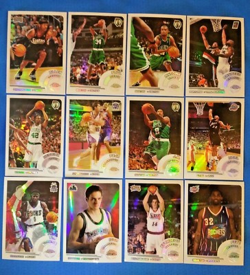 2002-03 Topps Chrome Refractors White Border IVERSON WALKER PIERCE MALONE /249