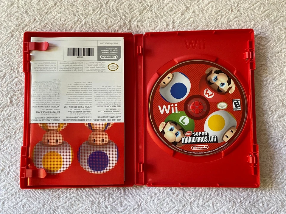New Super Mario Bros Nintendo Wii - NTSC-U/C USA VGC CIB - High Quality Packing - Image 4 of 4