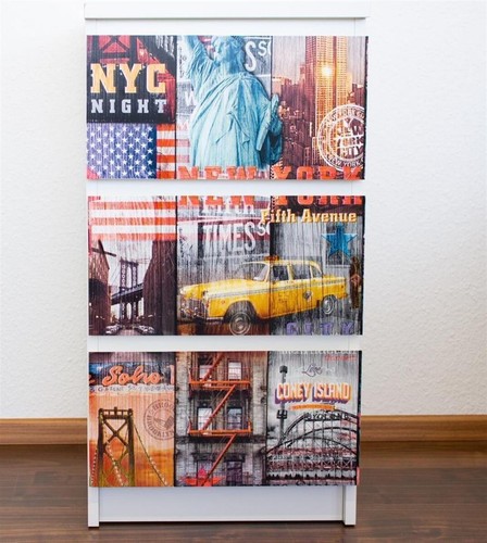 d-c-fix Klebefolie Manhatten Möbelfolie Selbstklebend Dekor 200 x 45 cm - Bild 4 von 5