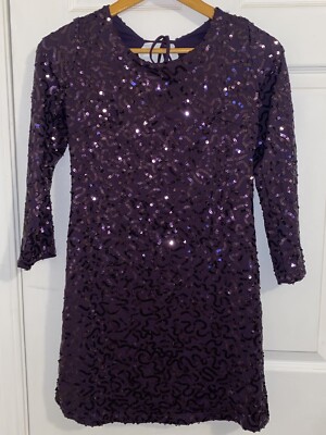 dark purple dress forever 21 Forever 21 Purple sparkly clubbing/ going out dress