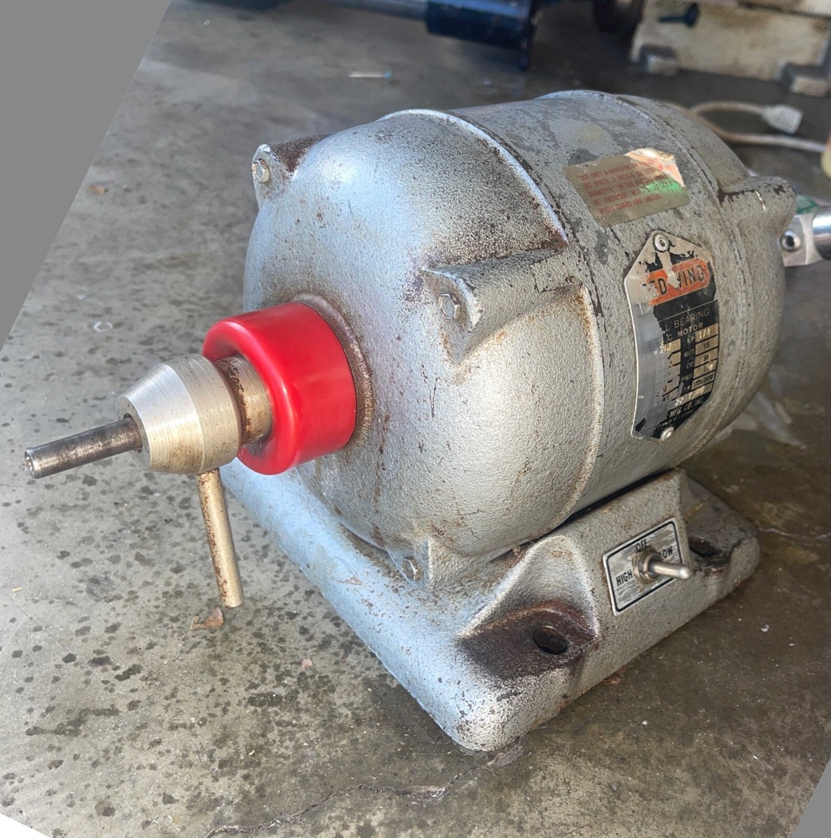 RED-WING 26A Lathe Dental Lab Polisher Grinder 1/4 HP With