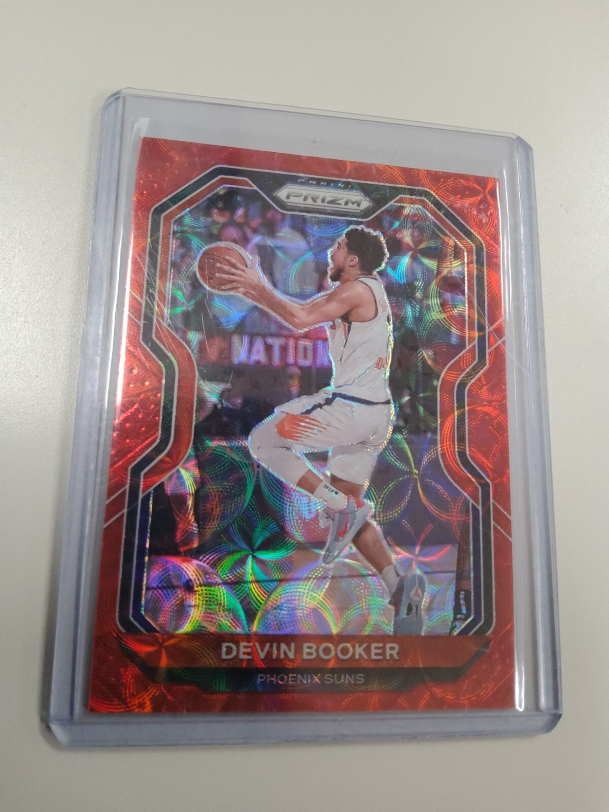 2020-21 Panini Prizm Choice Red Prizm #38/88 214 Devin Booker