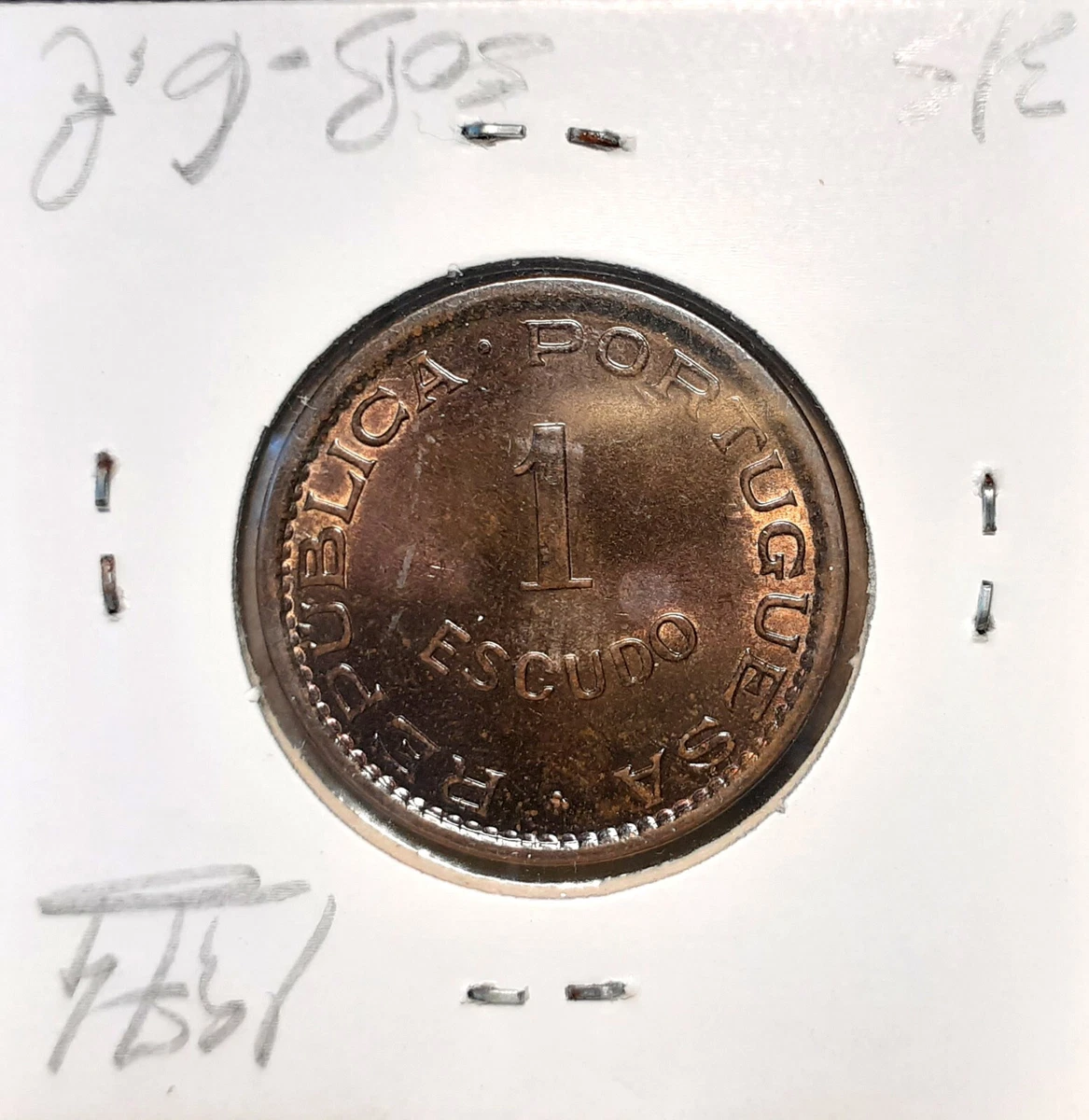 1 ESCUDO Portugal - Mozambique, Republica Portuguesa -1974
