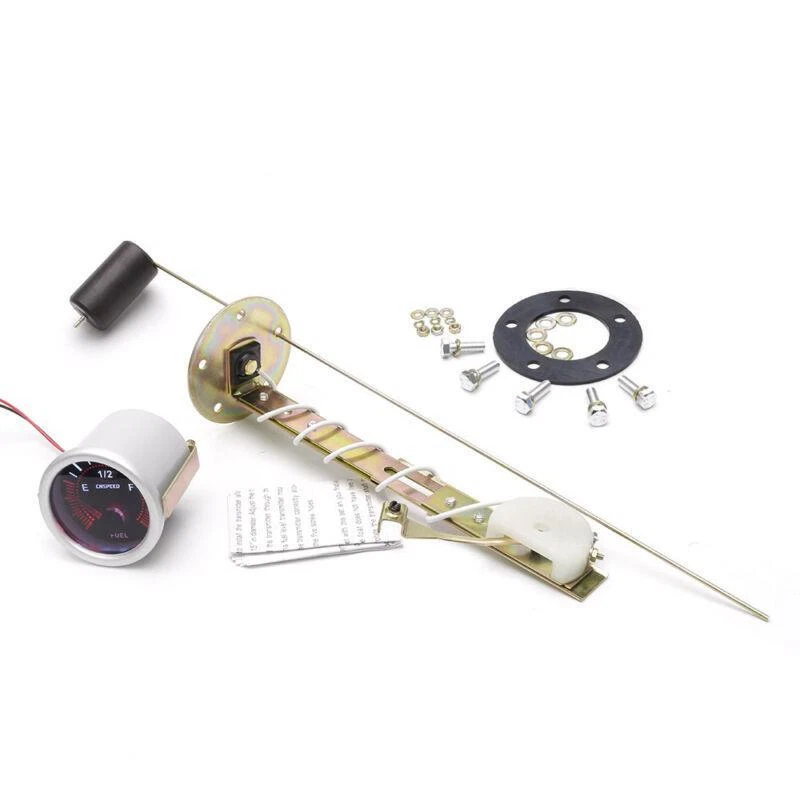 2" 52mm Car Fuel Level Gauge Meter With Fuel Sensor E-1/2-F Pointer Universal - Image 3 of 4