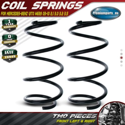 Front Coil Springs Set For Mercedes-Benz Vito / Mixto W639 (2003-2010) – Pair – UK Made
