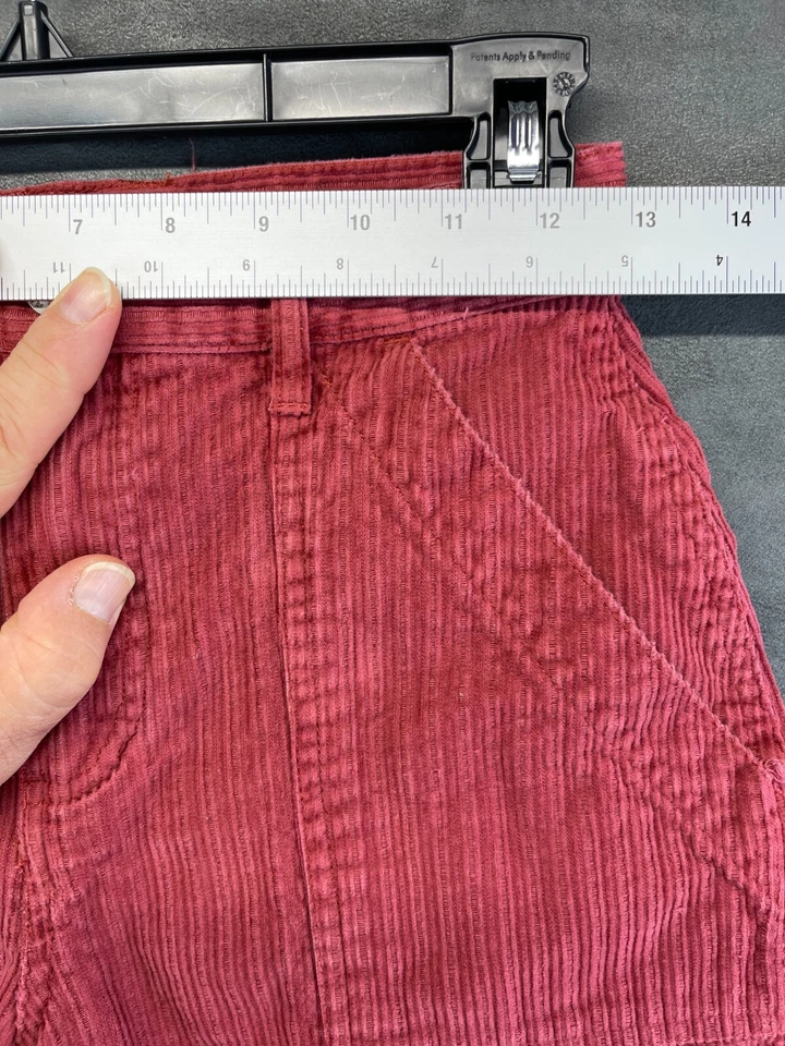 Exhilaration Shorts - Red - Corduroy - Flat Front - Hot Pants - No Tag (739) - Image 3 of 4