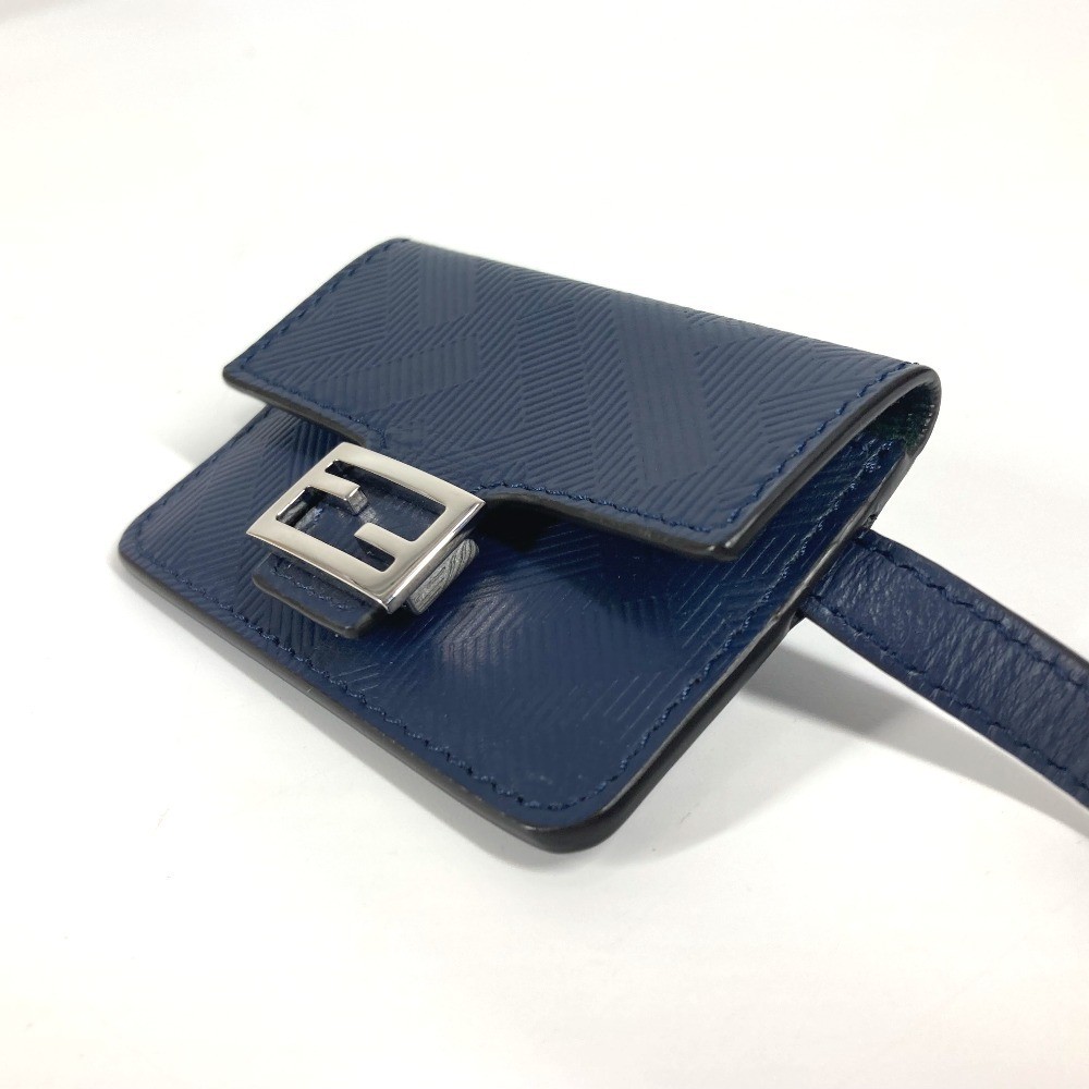 FENDI Bucket Bag Key Ring Key Holder Bag Charm Charm Navy