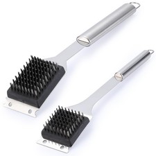 Grill Brush and Scraper, Wire BBQ Grill Brush for Outdoor Grill