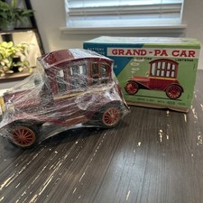VINTAGE 1960's Grand Pa Car, JAPAN, Original Box, Battery Operated