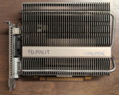 Palit KalmX GTX750Ti 2048MB GDDR5 Fanless Graphics Card DVI HDMI Used