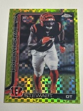 2025 Topps Chrome Shemar Stewart Lime Green X-Fractor RC (Mega Exclusive) #363