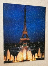 EIFFEL TOWER (Vintage Springbok) -- 500 Piece Jigsaw Puzzle -- Complete