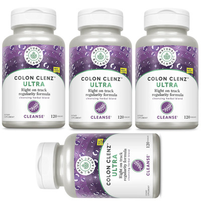 Natural Balance Colon Clenz Ultra 120 Vcaps Each (Pack of 4)