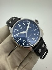 2022 IWC Big Pilot Blue Dial 46mm Steel Automatic Watch IW501002 w/ Case