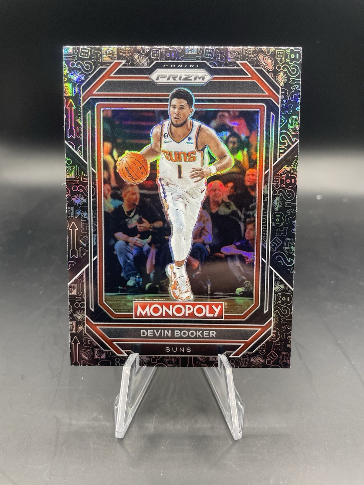 2022-23 Panini Prizm Monopoly Black Icon Devin Booker #71 SSP Phoenix Suns